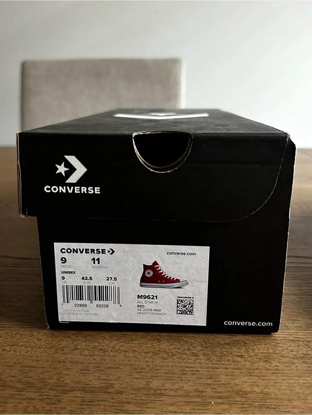 Converse High Top Sneakers - Red and White